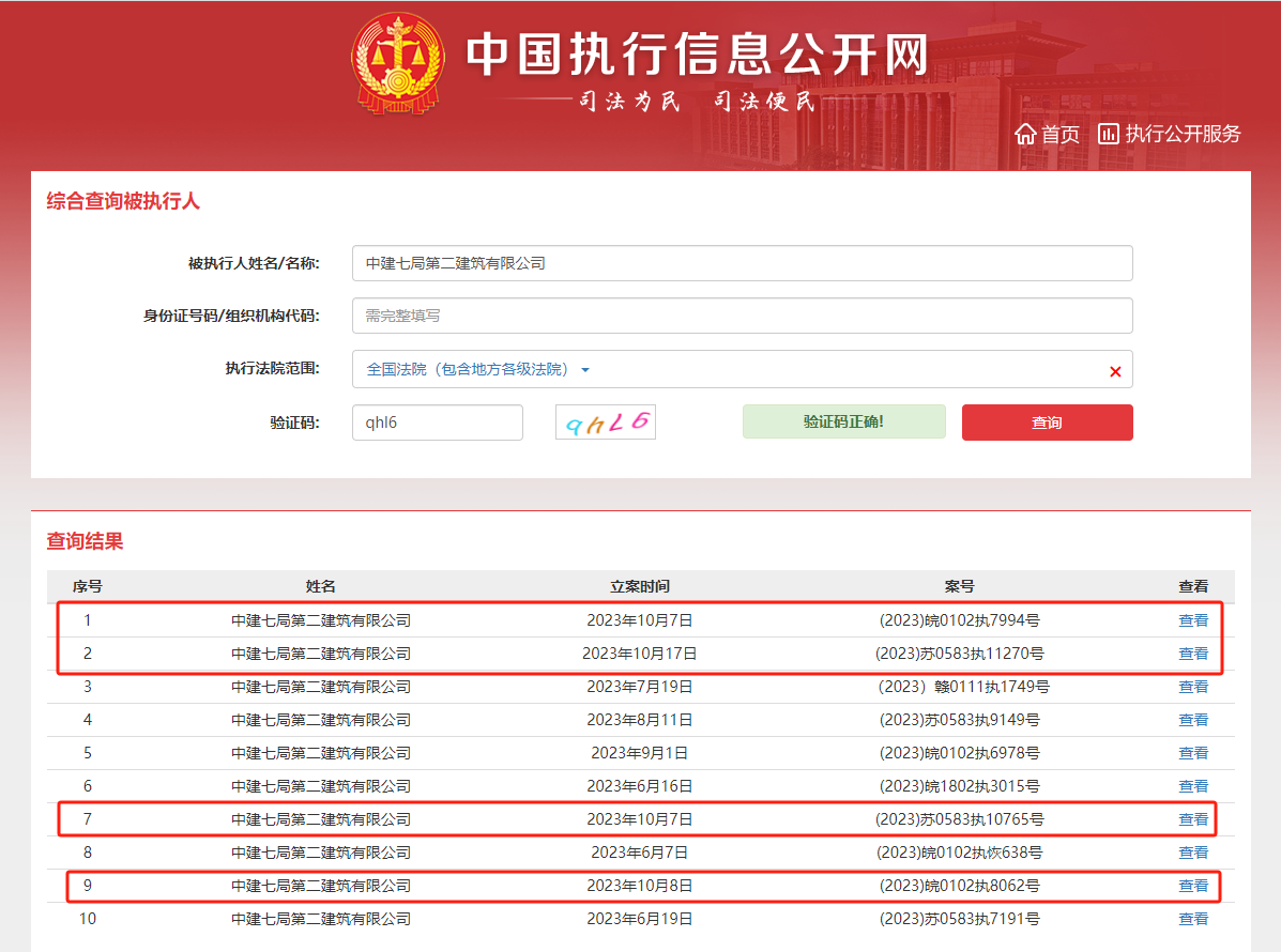 合肥市城乡建设局公布：中建七局二公司因违规施工被罚118.23万元