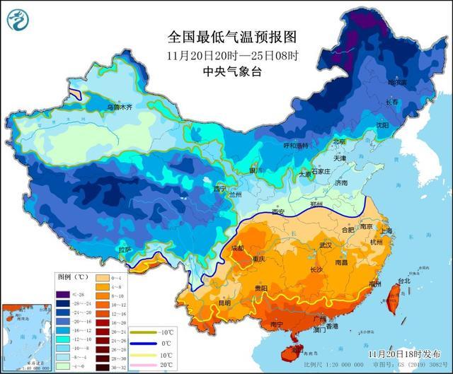 11月以来第二次寒潮过程来袭 已启动三级应急响应